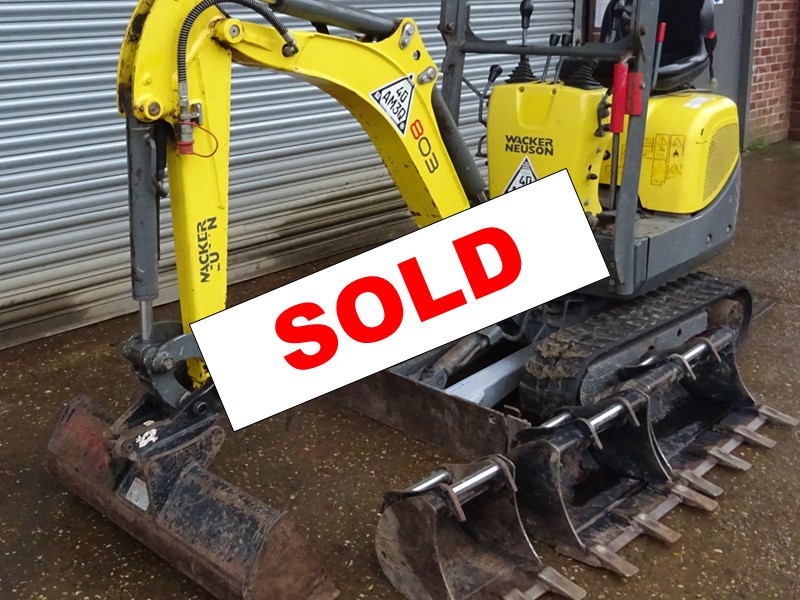 Wacker Neuson 803 Mini Digger